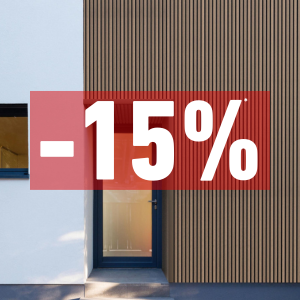 15% sur les bardages